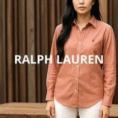 【良品】ラルフローレン　クラシックフィット　マルチポニー刺繍BDシャツ　L相当
