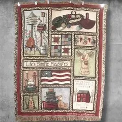 BOJY 国旗 ラグ タペストリー 古着 USA製 カントリー アメリカ 星条旗