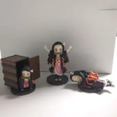 鬼滅の刃 フィギュア 禰豆子 3体セット ミニチュア