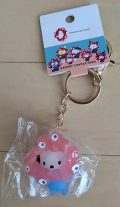 サンリオミャクミャククリアカラーキーホルダー　ポチャッコ