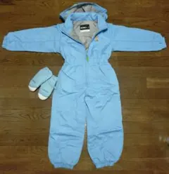 IGNIO 子供用スキーウェア 105-125 水色　手袋付き
