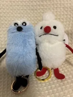 パペットスンスン　リール付きマスコット　スンスン、ノンノン