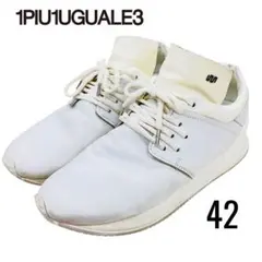 1piu1uguale3 ESSE UT ESSE 別注スニーカー 42 白のサムネイル