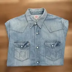 【古着】EDWIN デニムシャツ 長袖のサムネイル