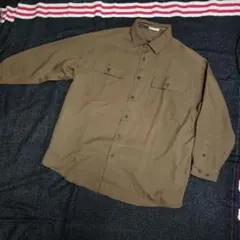 niko and...ニコアンド…ブラウン 長袖シャツジャケット 大きいサイズF