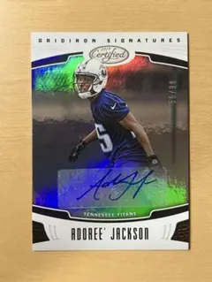/99 NFL TITANS ADOREE JACKSON RC AUTO SP