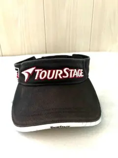 TOURSTAGE X-DRIVE ゴルフバイザー ブラック【中古品】のサムネイル