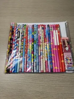 レトロ　鉛筆　消しゴム　セット