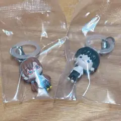 めじるしアクセサリー　ガチャ　エヴァンゲリオン　シンジ　マリ