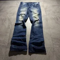 FUGA archive damage flare denim vkei ヒゲ - メルカリ