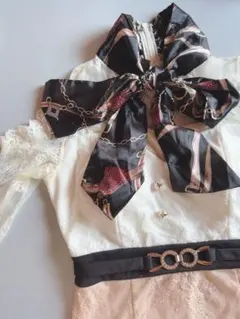 キャバクラ ドレス リボン 肩出し