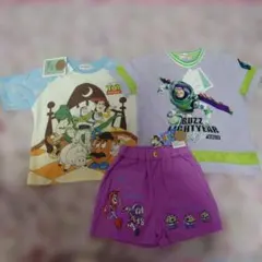 mewoo トイストーリー　半袖　Tシャツ　ハーフパンツ　110 3つセット