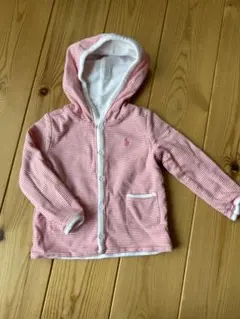 Ralph Lauren ストライプ フード付きパーカー リバーシブル 80