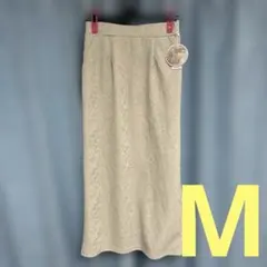 新品未使用　しまむら　yumi レースナロースカート M