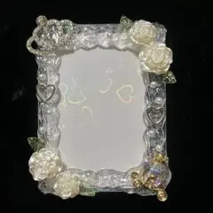 ホイップデコ ハンドメイド カードケース 硬質ケース 高透明 白