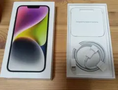 Apple iPhone 14 箱 付属品 空箱 充電ケーブル