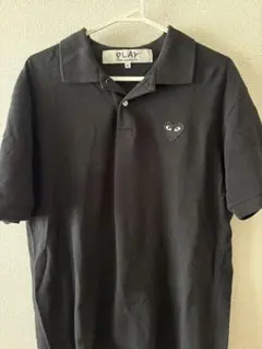 PLAY COMME des GARCONS 極美品 ポロシャツ XL ブラック - メルカリ