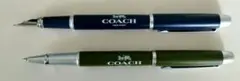 COACH ボールペンセット ネイビー・オリーブ