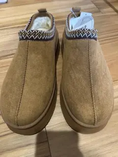 anna ブラウン スエード ムートンブーツ スリッポン