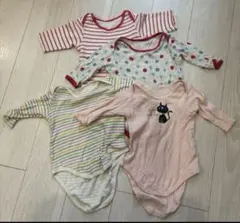 西松屋　赤ちゃん本舗　ロンパースセット 80cm 4点セット