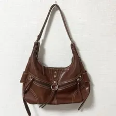 美品☆archive／平成ギャル／y2k／ワンショルダーバッグ／茶色／ブラウン