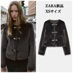 2025年最新】ZARA フェイクファー トグルボタンの人気アイテム - メルカリ