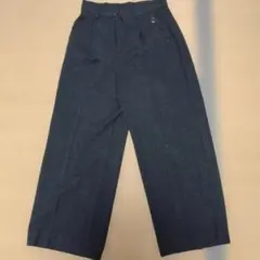 ダークグレー ワイドパンツ Mサイズ