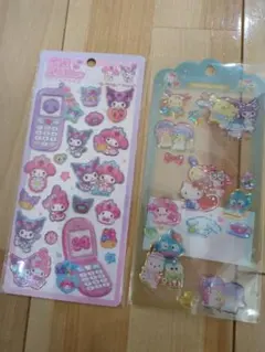 クロミ マイメロ 平成はっぴーフォン ドロップジェリーシール セット