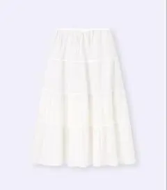 GU ティアードマキシスカート