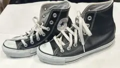 Converse All Star ブラックレザー ハイカット
