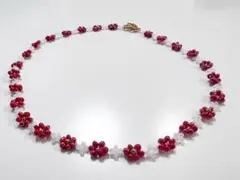 No.4 ビーズ　チョーカー　ネックレス