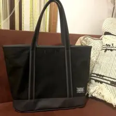 ポーターガール　トートバッグ　ブラック　美品　ユニセックス　通勤通学