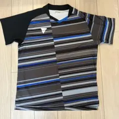 VICTAS ストライプ 半袖ウェア XL