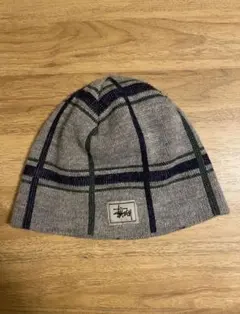 90s〜00s OLD STUSSY チェック ビーニー USA製