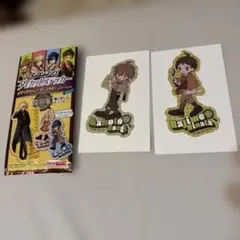 ダンガンロンパ 苗木誠 日向創 ダイカットステッカー 2枚セット ダイソー 探偵
