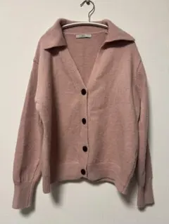 値下げ　Ada. 襟付き　Vネックカーディガン