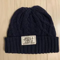 値下げ中❗️★未使用★ ニット帽 暗め紺色