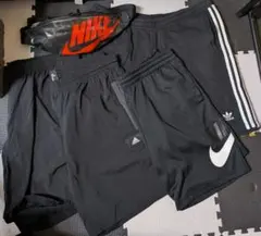 価格交渉OK 中古 adidas + ナイキ ショートパンツ4枚セット おまけ付のサムネイル