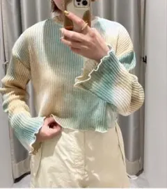 DISCOATグラデーションプルオーバー