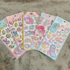 《正規品》✨　平成系シールセット　ぷくキラ　ハッピーフォン　ウォーターシール