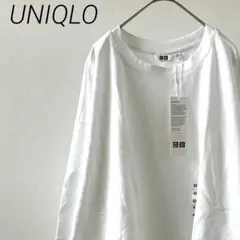 【新品タグ付き】UNIQLO エアリズムコットンオーバーサイズTシャツ 5分袖