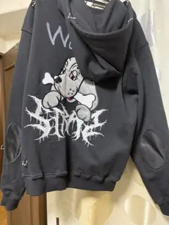 GALFY(ガルフィー) バチバチピアスパーカー　- Blackのサムネイル