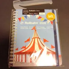 ロルバーンダイアリー2026 ロフト限定デザイン テント柄 ダイアリー部分なし