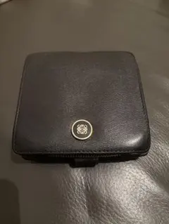 【良品】 LOEWE ロエベ アナグラム レザー 折り財布
