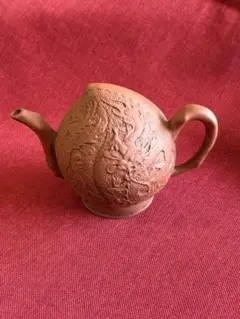 桃型 猿画 朱泥 水滴 急須 茶器 中国 中華 陶器 陶芸 美術 骨董 - メルカリ