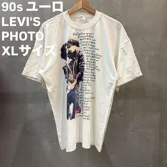 90s ユーロ LEVI'S PHOTO Tシャツ リーバイス フォト