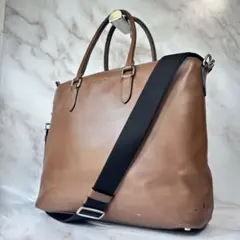 コーチ ベケット 2way ビジネスバッグ ショルダー レザー A4可