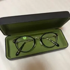 Zoff ブラック ゴールド ラウンドメガネ