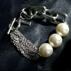 LOHME】 Pearl Mix Chain Bracelet/SV☆エテ - メルカリ