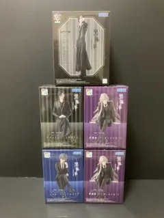 最新 黒執事-寄宿学校編 ちょこのせプレミアムフィギュア 5個セット